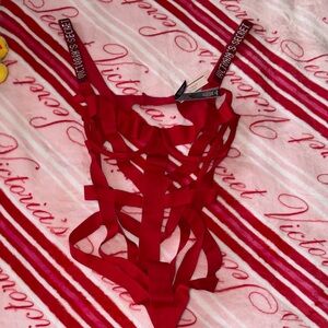 Victoria's Secret Red Strappy Lingerie